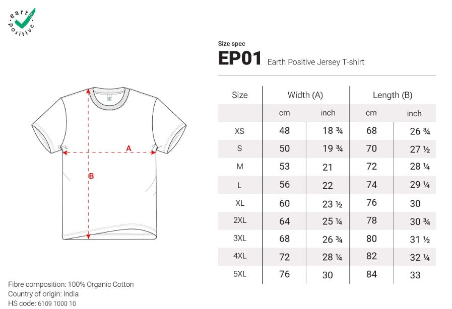 100% Organic Cotton T-Shirt Surfboard