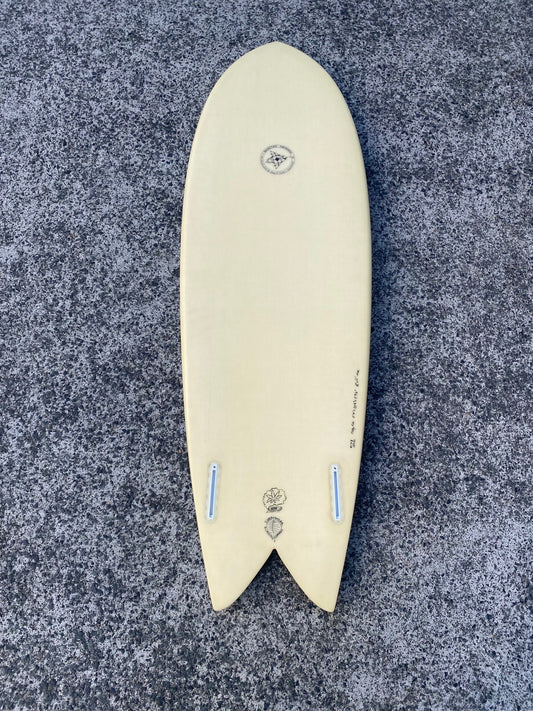 Second Hand-5'7" Fish Rocket Ace Eco Surfboard.