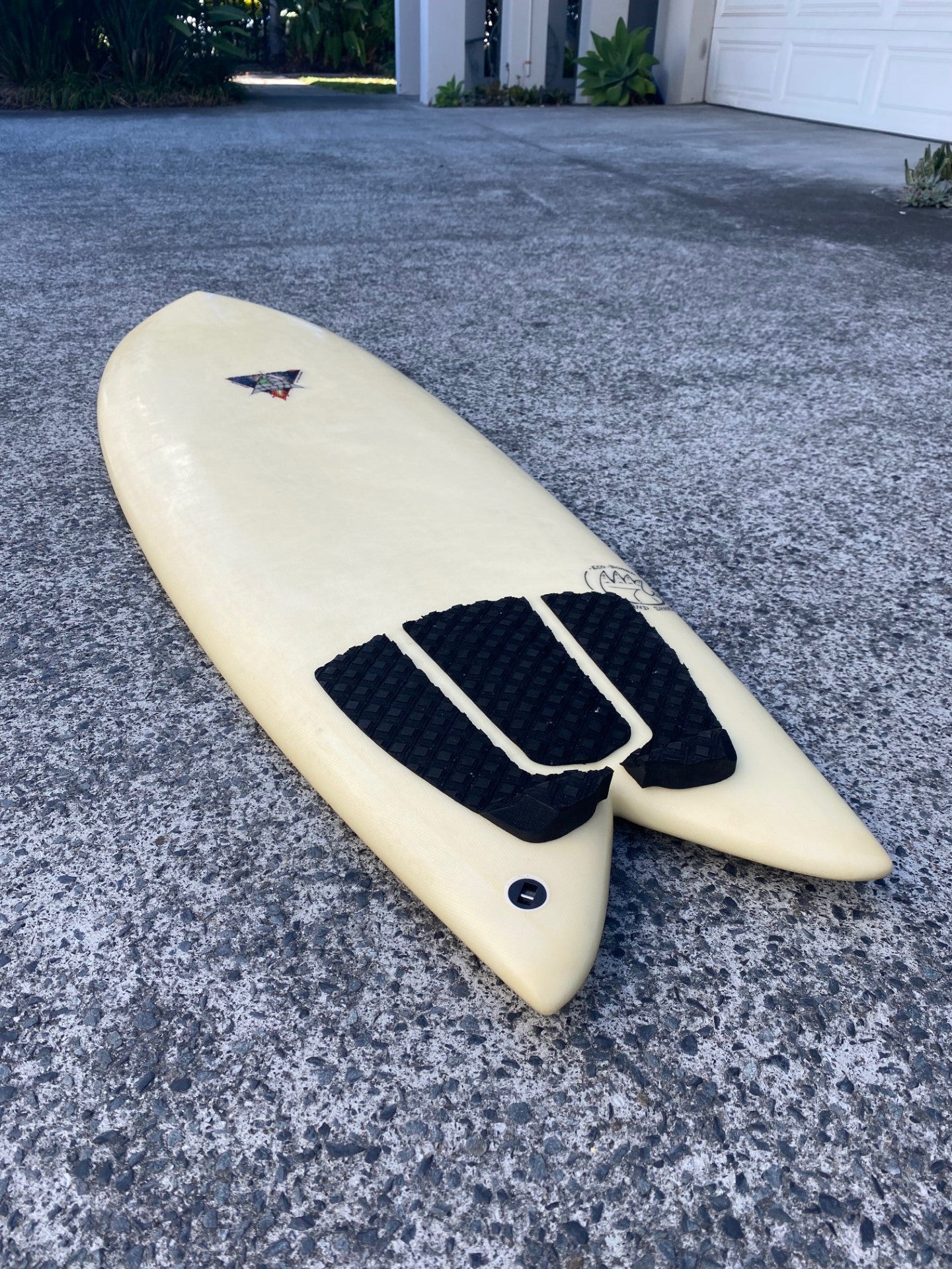 Second Hand-5'7" Fish Rocket Ace Eco Surfboard.